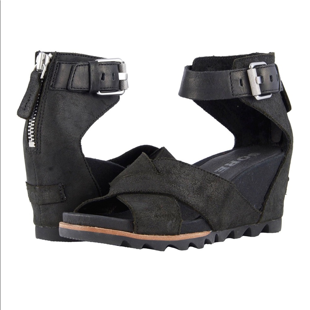 Sorel Joanie Sandal II Black size 8